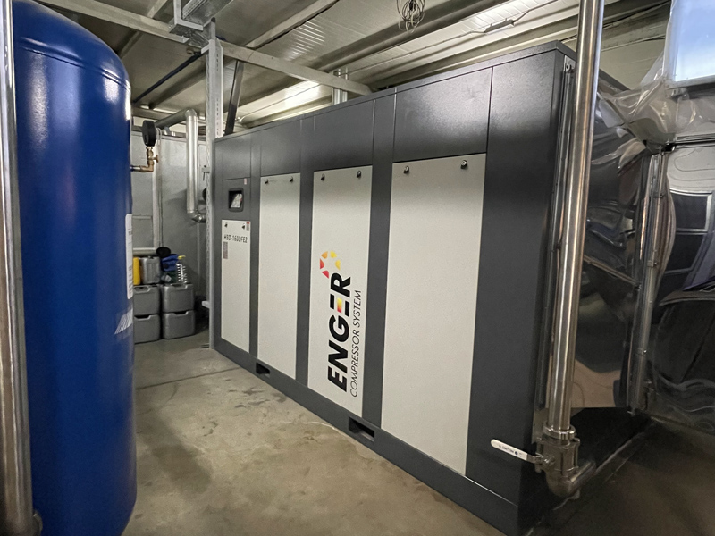 Винтовые компрессоры "Enger" HBD-160DFE2 для ООО "Бочкаревский пивоваренный завод"