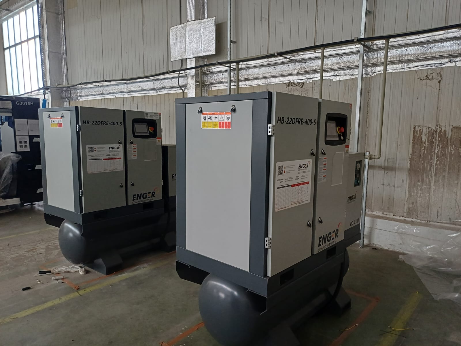 Винтовой компрессор Enger HB-22DFRE-400-5 16 для ООО "Прайм Тех"