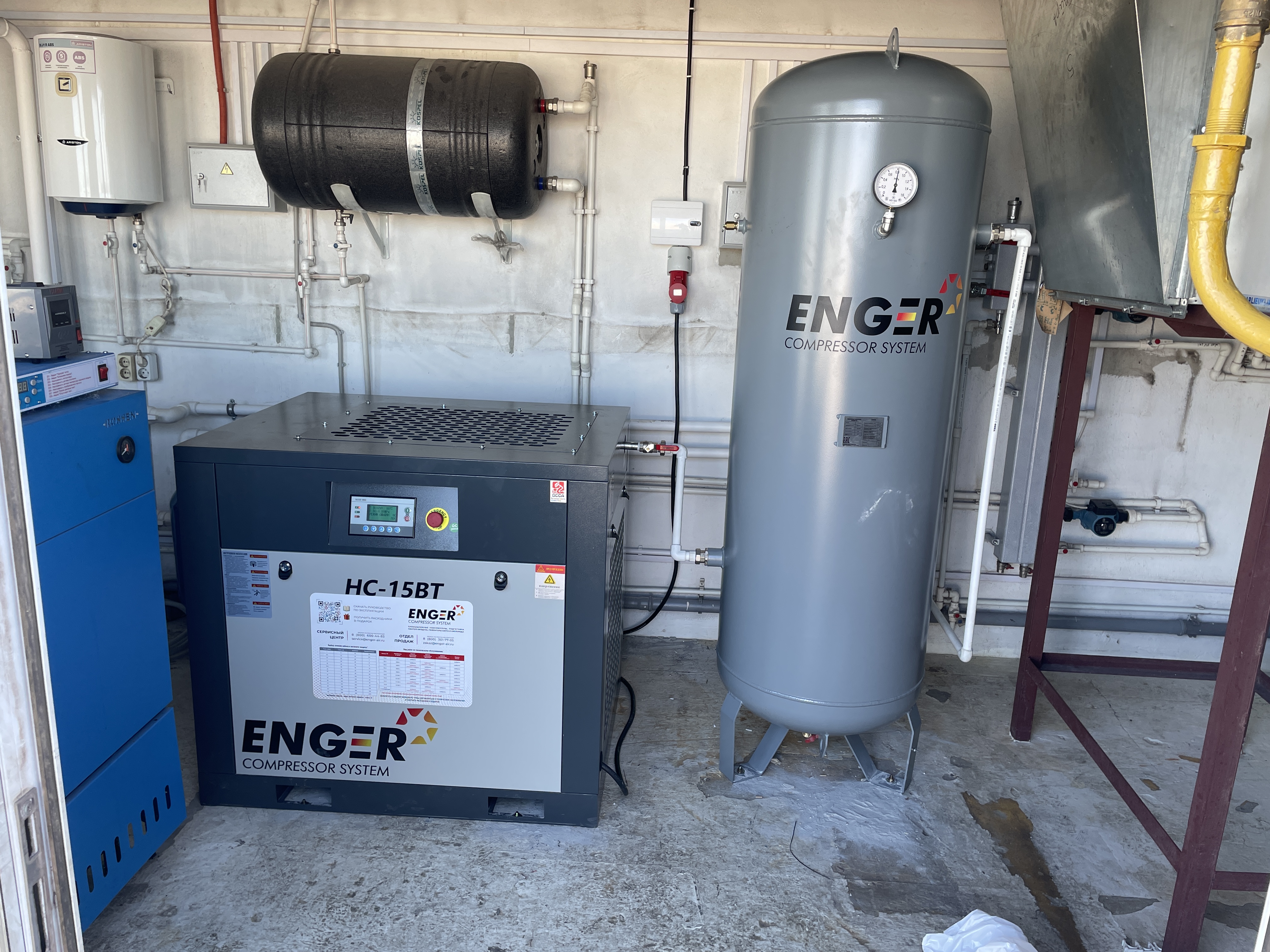 Винтовой компрессор Enger HC-15BT 10 для ООО "ЕСТ Трейд"