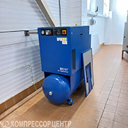 Винтовой компрессор "Ремеза" ВК 15Т-8-500 Д (с осушителем) для ООО Экоферма "Дубровское