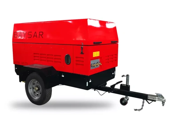 Передвижной компрессор Baysar GVSK 185-7D